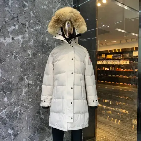 Canada Goose Wyndham Jacket option Rice White