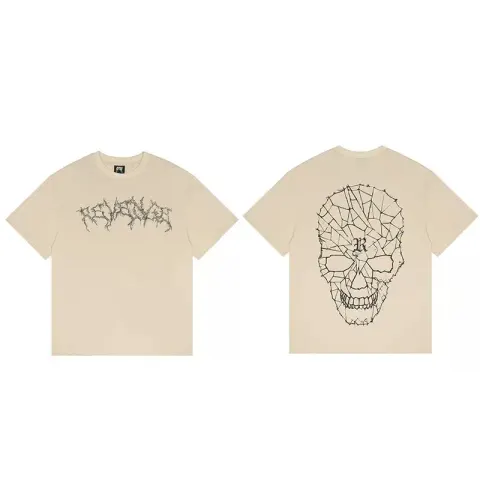 Revenge T-Shirts option Apricot Dark Skull