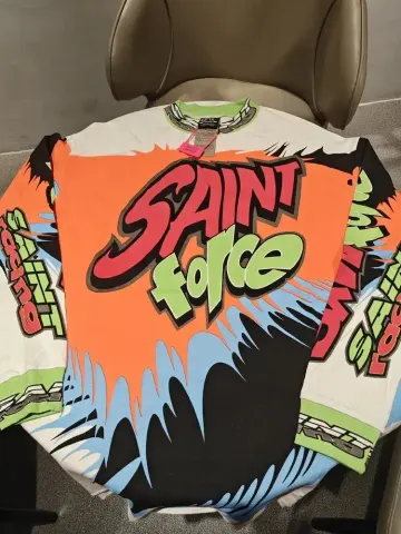 Saint Michael Longsleeve Hoodie option IU with ST619
