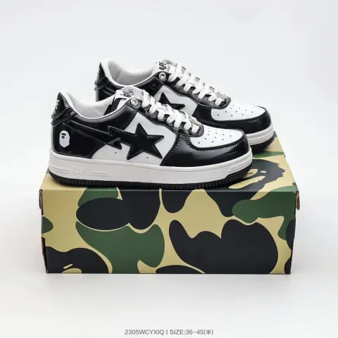 Bapesta Sneakers option black and white