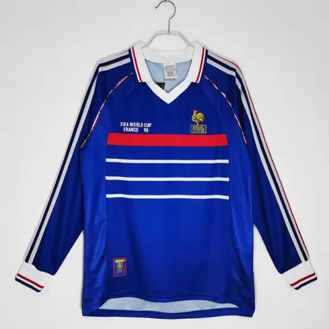 AC Milan Long Sleeve T-Shirt option Long-sleeve France home 1998 World Cup final edition