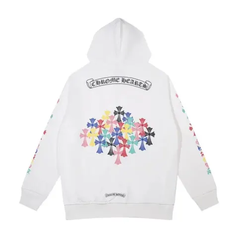 Chrome Hearts Zip Up Hoodies option White 5015