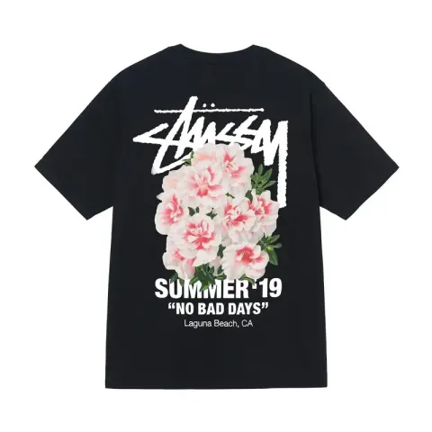 Stussy Tee option black carnation]