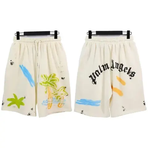 Palm Angels and Dior Shorts option M White Beach 002