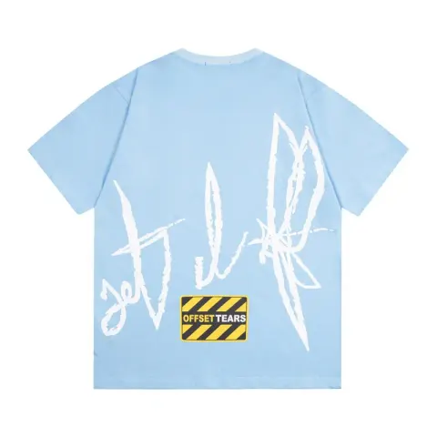 Denim Tears x Offset T-Shirt option blue kapok