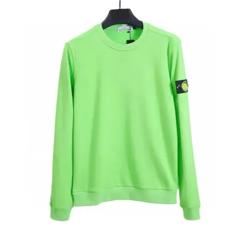 Stone Island Hoodie option grass green terry