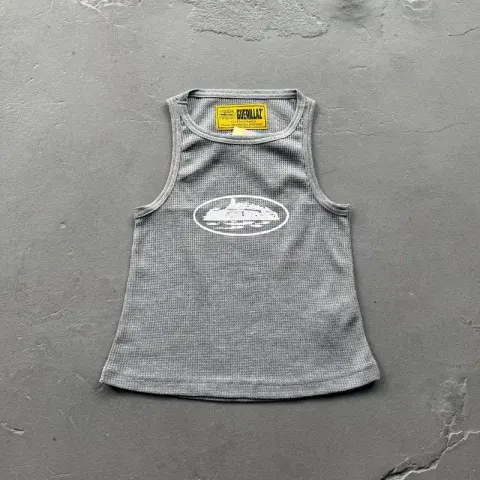 Corteiz Sleeveless Garment T-Shirt option Island print/gray
