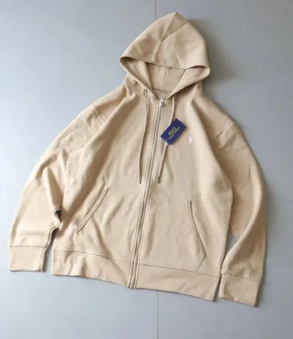 Ralph Lauren Zip Up Hoodie option Khaki