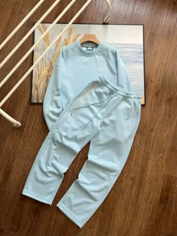 Nike Nocta Tech Fleece Jacket option Sky Blue Suit