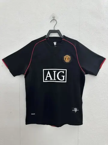 Manchester United Retro Jersey 07-08 option 0708 Red Devils Away