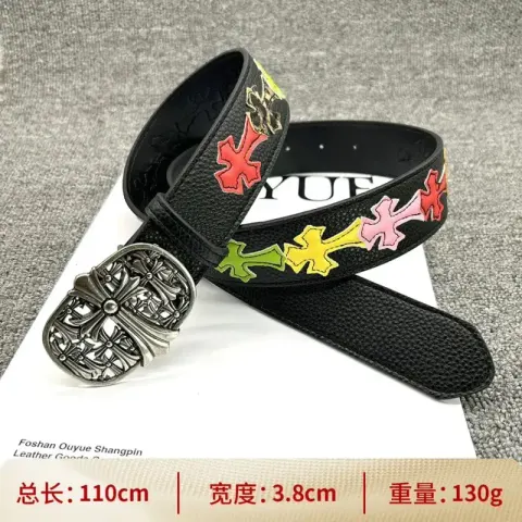 Chrome Hearts Belt option [Snap buckle multi-cross 110cm] color cross belt