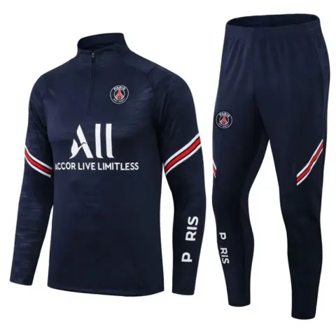 Football Set Tracksuit option 2122 Paris Royal Blue