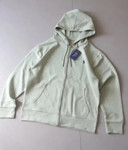 Ralph Lauren Zip Up Hoodie option Light green