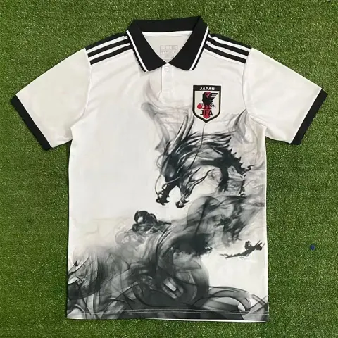 Legia Warszawa 24/25 Home Jersey option Japanese white black dragon version