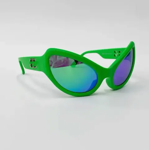 Balenciaga Sunglasses option green frame green mercury