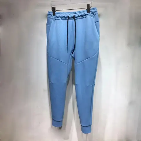 Nike Tech Fleece Black Pants option sky blue