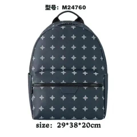LV Backpack option dark blue inkjet press