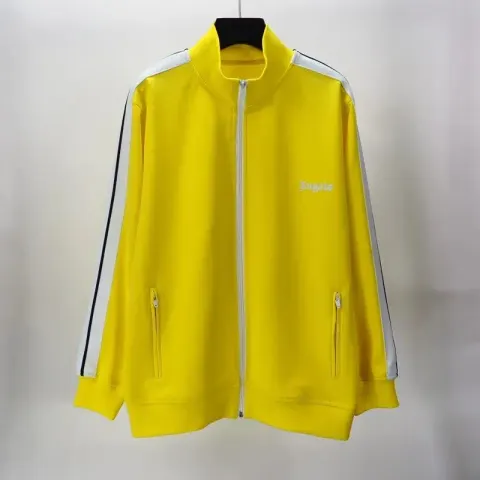 Palm Angels Zip Hoodie option Yellow Top