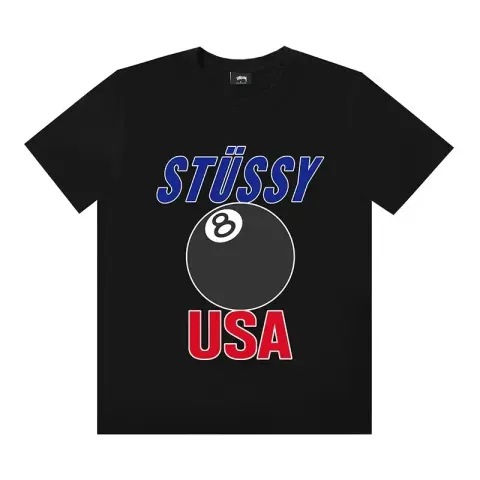 Stussy POLO option S889621# Black