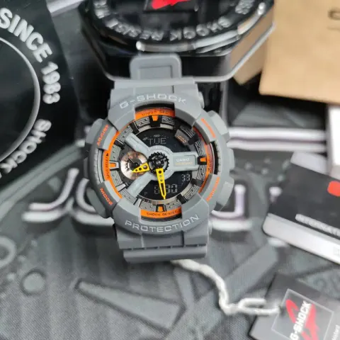 G-SHOCK Casio GA-110GW-7AER Watch option Grey Orange