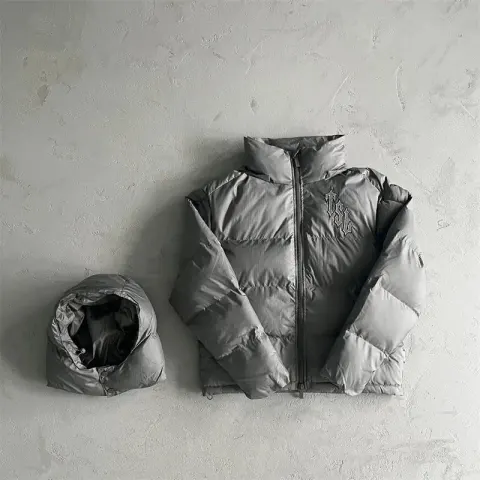 Shiny Trapstar Jacket option gray tiger jacket