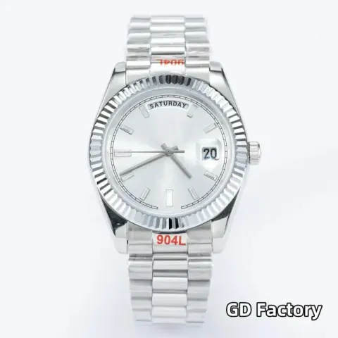 Rolex Datejust 41mm option [Square Drill] Silver Shell, Silver Plate, Steel Strip