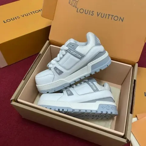 LV Trainers Maxi option White ash