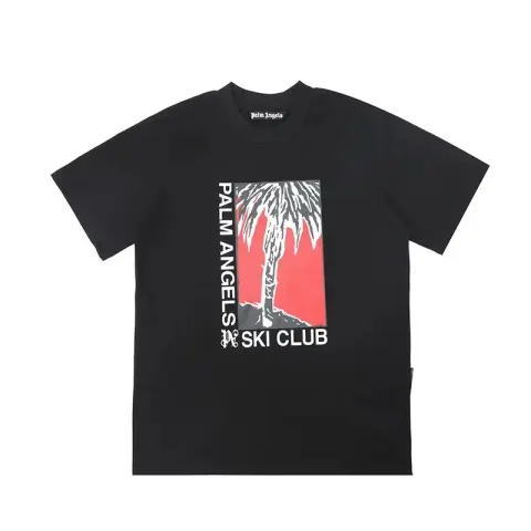 Palm Angels Monogram NY Spray Tee option 2271 black
