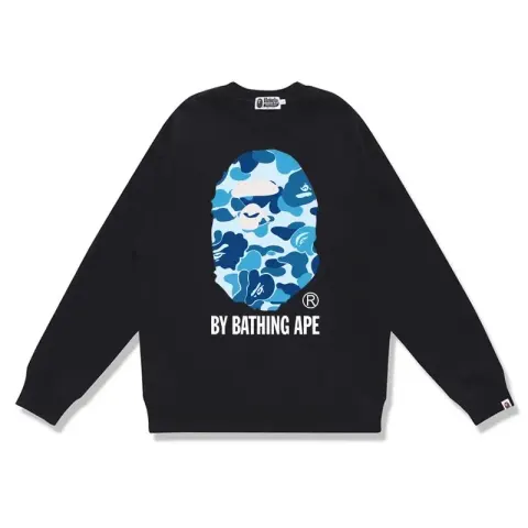 Bape Crewneck option W170 BLACK BLUE