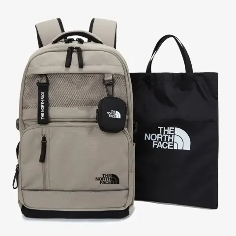 TNF Jacket Backpack option khaki