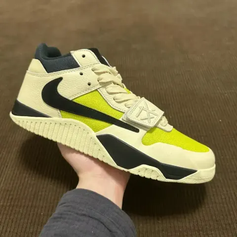 Jumpan Travis Scott University Red Shoes option White black green