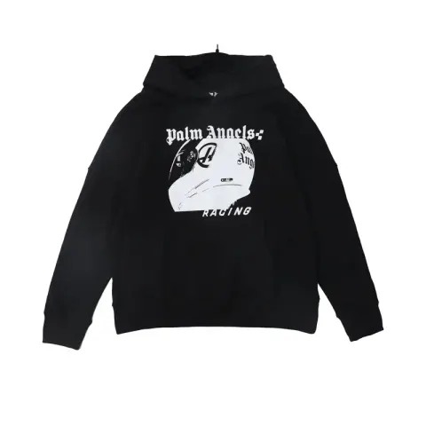 Palm Angels Hoodie option Helmet black correct version