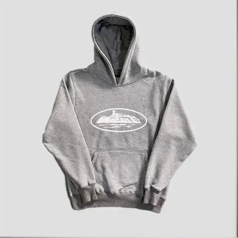 Corteiz Alcatraz Hoodie option Grey white label