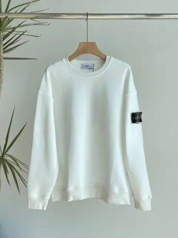 Stone Island Sweater Navy option white