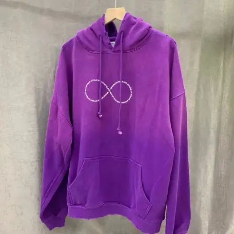 Vetements Fan Hoodie option V128 purple
