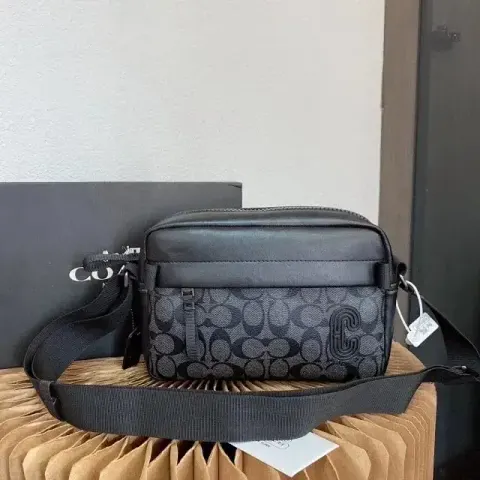 Coach Bag option Black old flower size 23*16