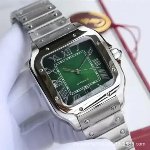 Cheap Cartier Santos 41mm option green face