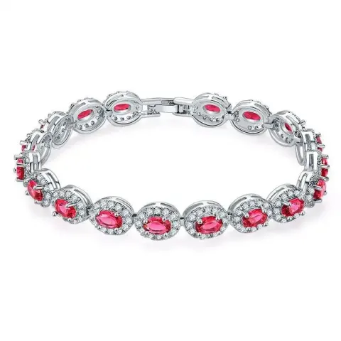 Random Bracelet option KSB00053 Platinum Red Diamond