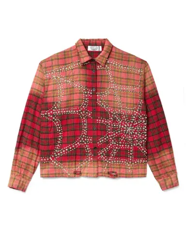 Vale Forever Chocolate Flannel Hoodie option Red