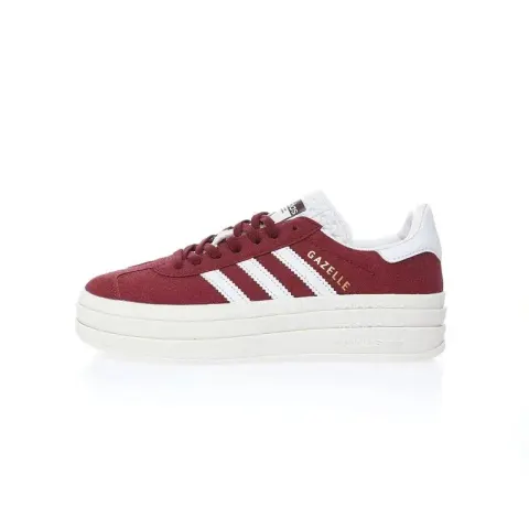 Adidas Originals Gazelle Bold option Turnip wine red and white HQ6892