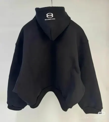 Balenciaga Unity Cropped Zip-Up option black