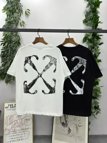 Off-White Scratch T-Shirt option White 02