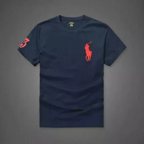 Polo Sport Round Neck T-Shirt option Classic Horse Treasure Blue