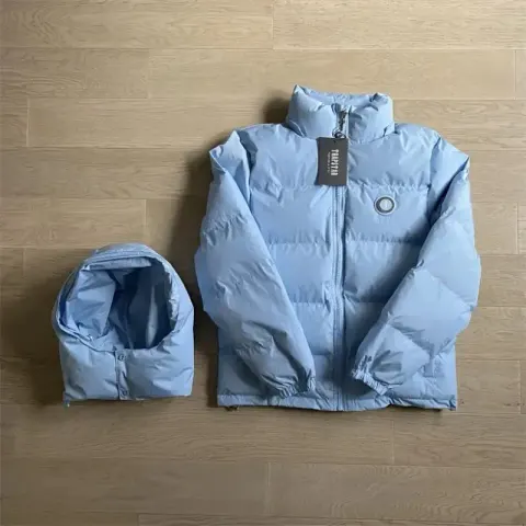 Shiny Trapstar Jacket option Classic Sky Blue Jacket