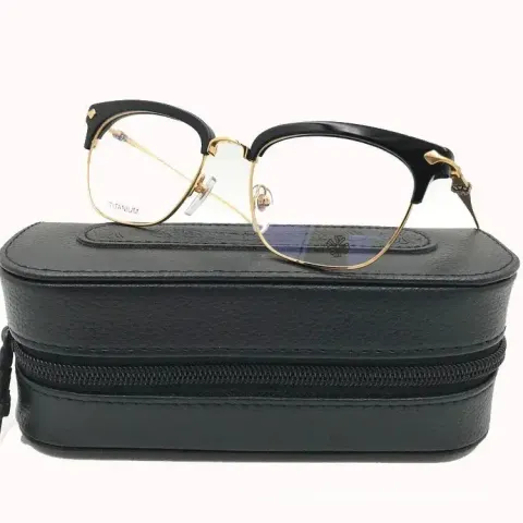 Chrome Hearts Sunglasses option Black gold