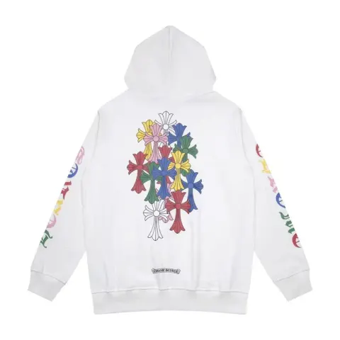 Chrome Hearts Zip Up Hoodies option White 5010