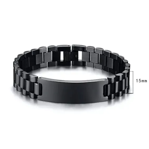 Lacoste Bracelet option Black-width 15mm [21CM]]