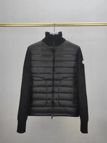 Moncler Padded Cotton Zip-Up Cardigan（With NFC Scanning） option 158# black