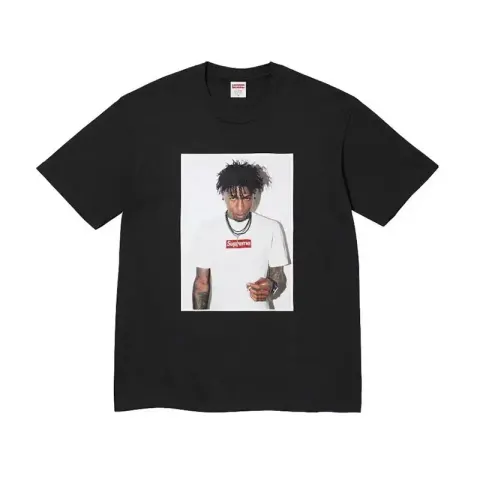 Supreme T-Shirts Devil And Lawyer option B345 Tattoo Guys Black