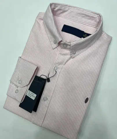 Ralph Lauren Shirts option H907 pink striped with blue pony